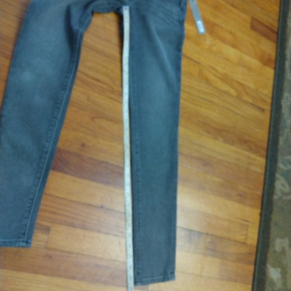 NWT Ladies Grey Gray Mid-Rise Skinny Collin Hudson Jeans Pants 24 (US 0) - Picture 13 of 16